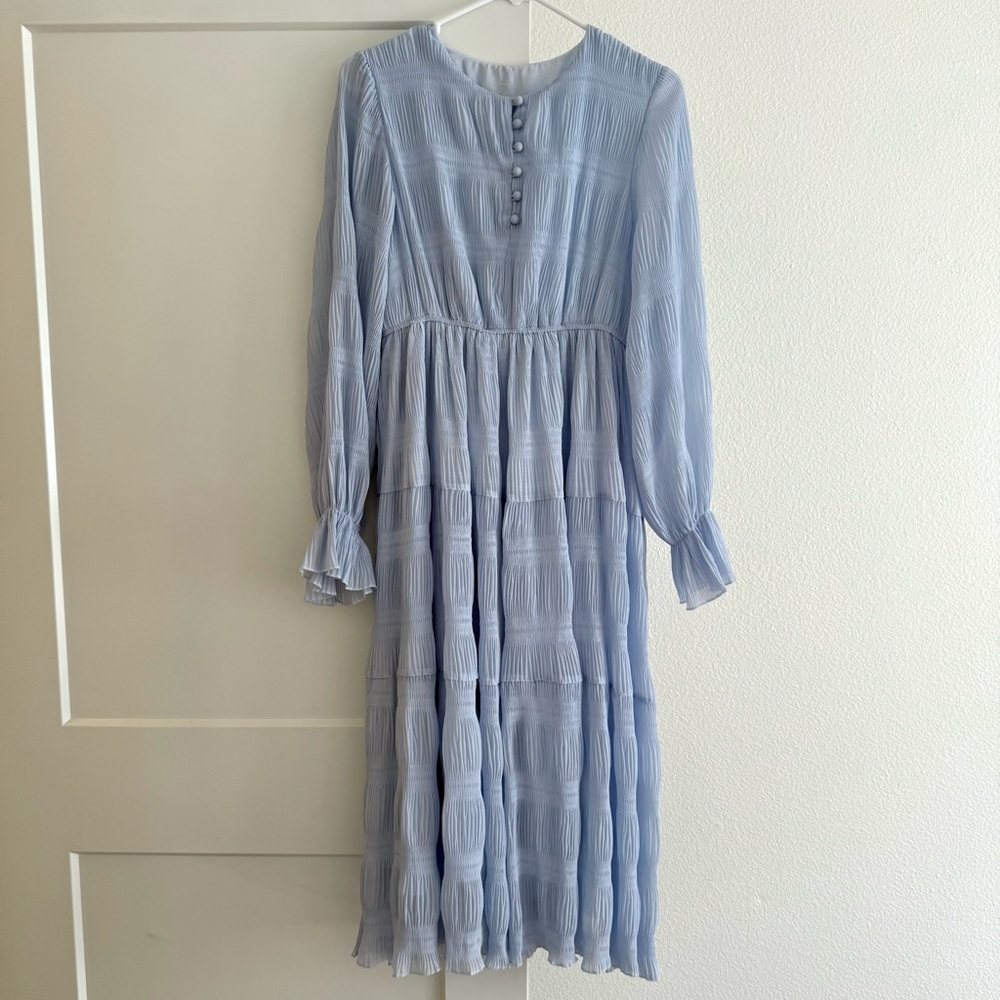 SHEIN Blue Midi Dress